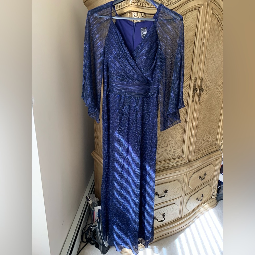 Navy blue Gown